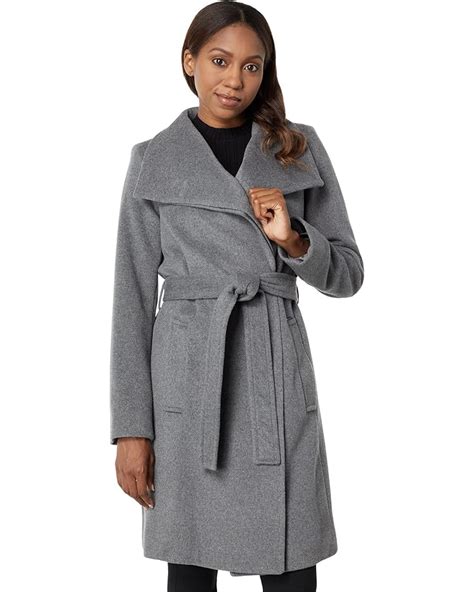 asymmetric wool blend coat michael kors|macy's asymmetrical wool coat.